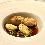 Plaiga TOKYO - 松笠焼きの赤甘鯛とムール貝のブイヤベース　ムール貝の旨味が広がります