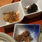 Nagoya Meibutsu Misokatsu Yabaton - 切り干し大根、ヒジキ、アサリのしぐれ煮