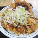 Katsuya - ロースカツと豚焼肉の合い盛り丼