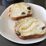 粉とクリーム - マロン・まろんの切株