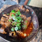 韓国家庭料理 青山 - 牛すじ肉煮込み(๑˙³˙)و美味しい