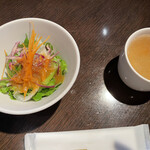 竹卓 - サラダとスープ