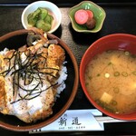 食事処新道 - 食事処新道　ヒレカツ丼1000円