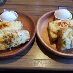 びっくりドンキー - チーズトースト＆ポテサラトースト