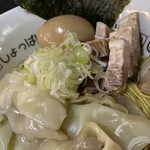 塩そば専門店 桑ばら - 元祖チャー麺定食＋ワンタン