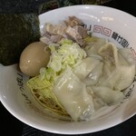 塩そば専門店 桑ばら - 元祖チャー麺定食＋ワンタン