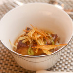 ラグナヴェール東京 - フランス産フォアグラのソテーと五穀物のハーモニー
                                季節の香る西京味噌と牛蒡のコントラスト