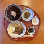 Yasai Sushi Dokoro Chirashiya - 黒米粥と「もどき料理」の精進モーニング（土日祝日の8時〜）