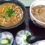 Maru Ya - カレー丼セット（温そば）