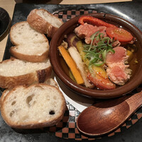 美食 個室・炭火焼・ワイン 縁 新宿店 - 博多明太子アヒージョ