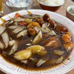 天龍菜館 - 黒酢の酢豚(アップ)