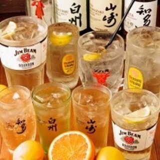 逸品と相性抜群のドリンクも種類豊富にご用意しております◎