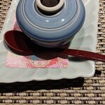 川崎 鮨 よこ田 - 岩のりのあんかけ茶碗蒸し