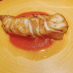 蒼 - 魚突き　クエのムニエル　フレッシュトマトソース