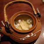 りょうりや 御旅屋 - 松茸と鱧の図