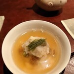 りょうりや 御旅屋 - 蓮根のみぞれ蒸し