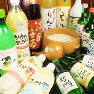 可尽情感受韩国风情的饮品种类齐全!