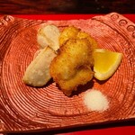 Sampiryouron - 鱧のフライ　里芋のフライ　梅タルタルソース