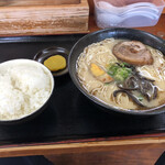 ラーメン大和 - ごはん+ラーメン[¥750]