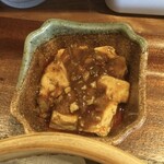 兄弟飯店 - 小皿の麻婆豆腐