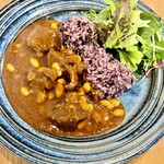 渡辺料理店 - 行田産の牛肉と豆を使ったカレーだそうです