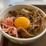 すき家 - 牛丼ミニのアップ