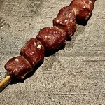 とり茶太郎 - ホロホロ鳥の砂肝　よく締まった硬い食感が好きです