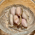 とり茶太郎 - おおまさりをお通し代わりにいただきます