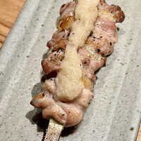 とり茶太郎 - 白玉葱の甘塩っぱいソースが乗ったはらみ　最近のヒット作です