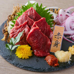 Sakura meat lean sashimi