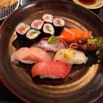 すし 銚子丸 - 劇団セット。おとくなメニューだ。