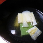 大喜庵 - 2013.04　湯葉、キス