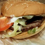 BURGER KING - スモーキーBBQワッパーMセット￥660