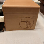 御宿かわせみ - かわせみの絵の海苔箱