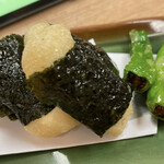 御膳蕎麦 雷門 田川 - 山芋の磯辺揚げ