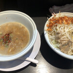 らーめん三極志 - 坦々二郎系つけ麺(1000円)