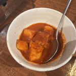 赤坂 らいもん - 冷麺とセットのキムチ