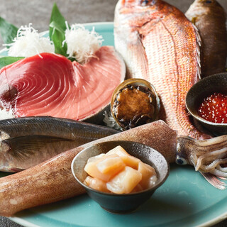 捕れたて新鮮な魚介類を様々な料理でご提供