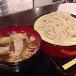 ひより　麦縄本舗　炭焼酒場 - Ｈ25.04　肉汁うどん￥６８０