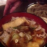 ひより　麦縄本舗　炭焼酒場 - Ｈ25.04　肉汁うどん￥６８０