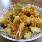 まつ本 - 上天丼1100円