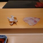 鮨 はしもと - イシガキガイ　ヒラメ