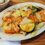 Shisen Hanten - 豚肉と野菜の辛子炒め