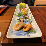 島宿　真里 - 前菜五点