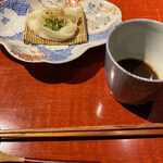 島宿　真里 - こびき平麺 湯がきたて諸味つゆ