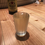 Tempura Shokudou Tamon - 日本酒は十四代があった。まさしく浜金って感じだな。