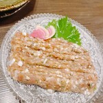 魚彩菜や 旬月 - 鰹のなめろう