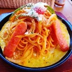 喫茶ビジュゥ - 鉄板ナポリタン