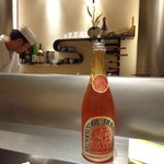 勝沼アルガワインの、ロゼスパークリングを合わせました