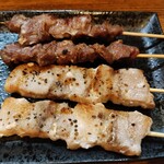 Shitamachi Yakitori Wagaya - 豚バラ、豚かしら